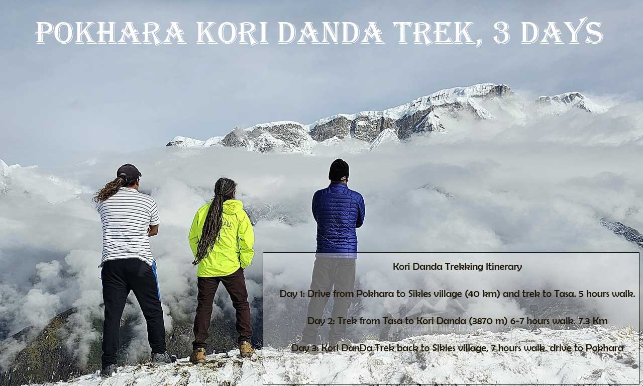 pokhara kori danda trek 3 days